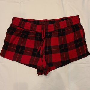 EUC Express Pajama Shorts Large Buffalo Check